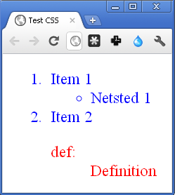 the descendant selector example, styling children at any depth
