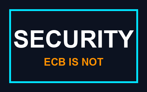 The plaintext image: the word SECURITY in a cyan frame